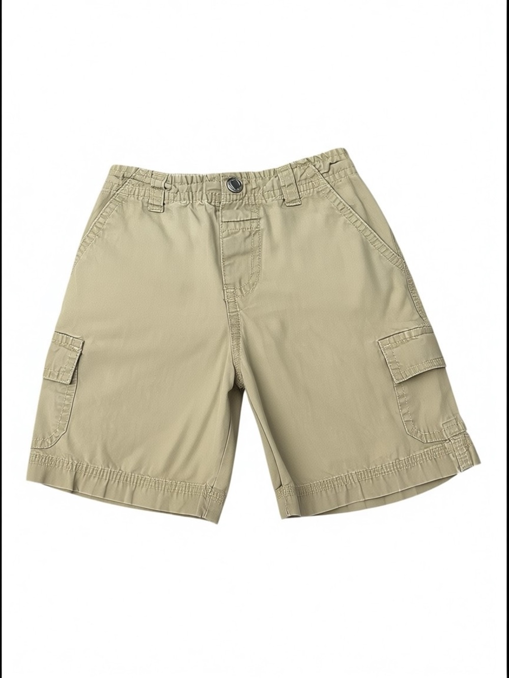 Faded Glory Y2K Vintage Tan Khaki Cargo Shorts Size 24 Months